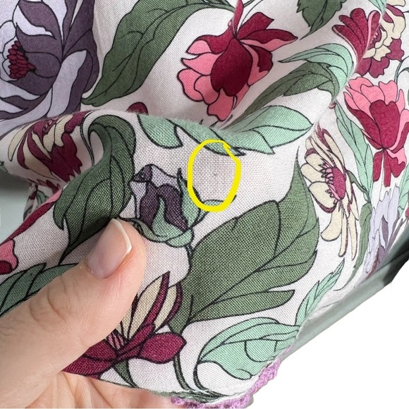 Matilda Jane Dusk Or Dawn Floral Rayon Popover Blouse - Picture 6 of 14